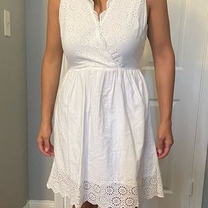 White lace dress
